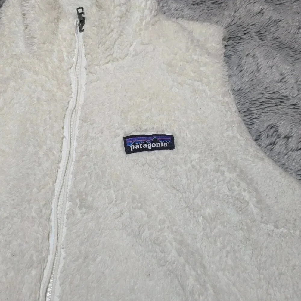 Patagonia Los Gatos Fleece Vest White Sherpa Medium